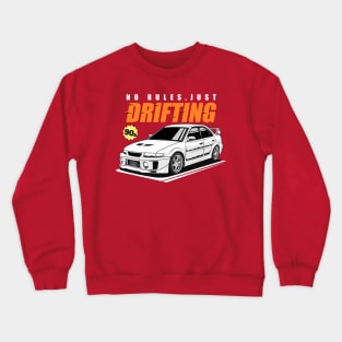 Lancer Evolution V Drifting Crewneck Sweatshirt